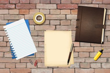 kalem ve kitap ofis kağıtları