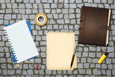 kalem ve kitap ofis kağıtları