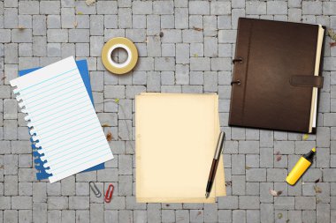 kalem ve kitap ofis kağıtları