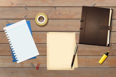 kalem ve kitap ofis kağıtları