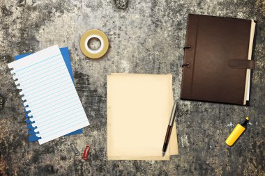 kalem ve kitap ofis kağıtları