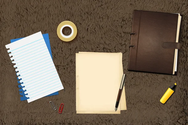 kalem ve kitap ofis kağıtları