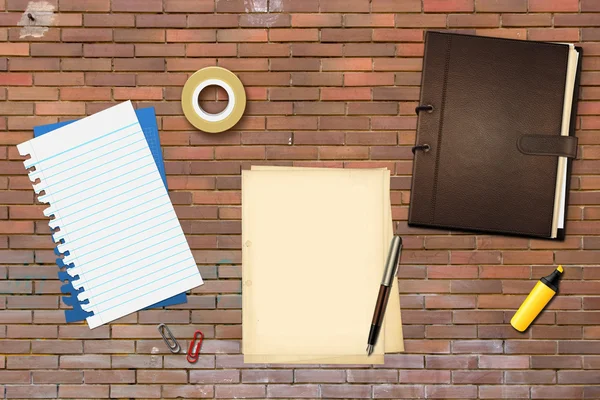 kalem ve kitap ofis kağıtları