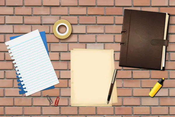 kalem ve kitap ofis kağıtları