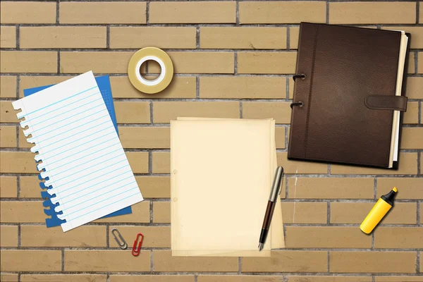 kalem ve kitap ofis kağıtları