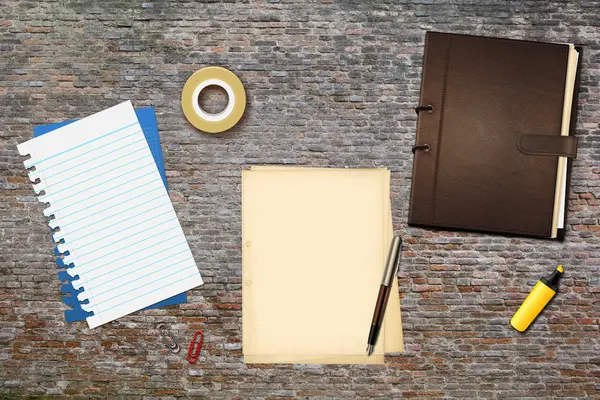 kalem ve kitap ofis kağıtları