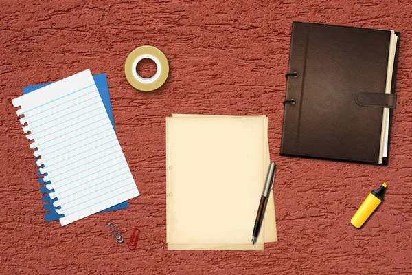 kalem ve kitap ofis kağıtları