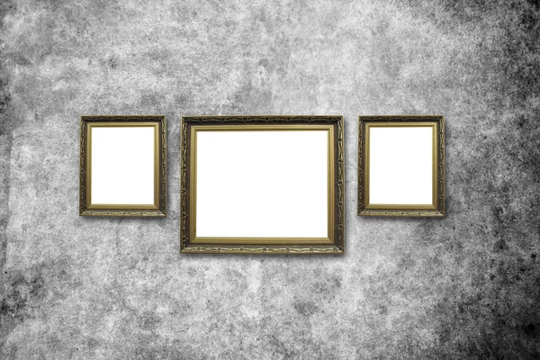 Foto frame hangen op de muur — Stockfoto