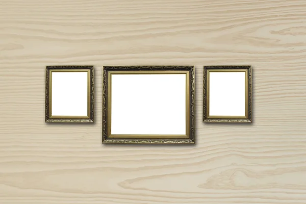 Picture frame hang on wall — Stock Photo, Image