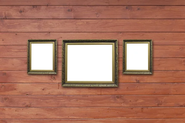 Picture frame hang on wall — Stock Photo, Image