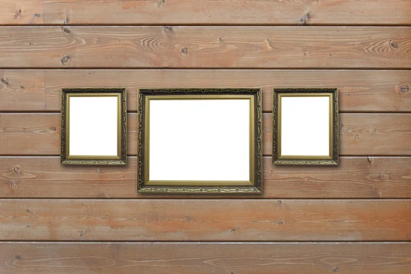 Picture frame hang on wall — Stock Photo, Image