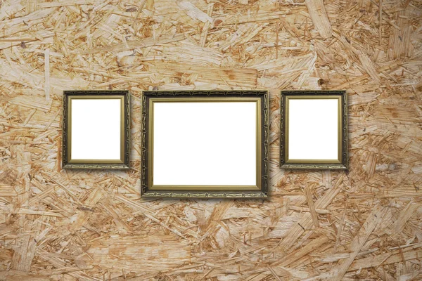 Picture frame hang on wall — Stock Photo, Image