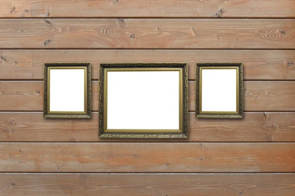 Foto frame hangen op de muur Rechtenvrije Stockfoto's