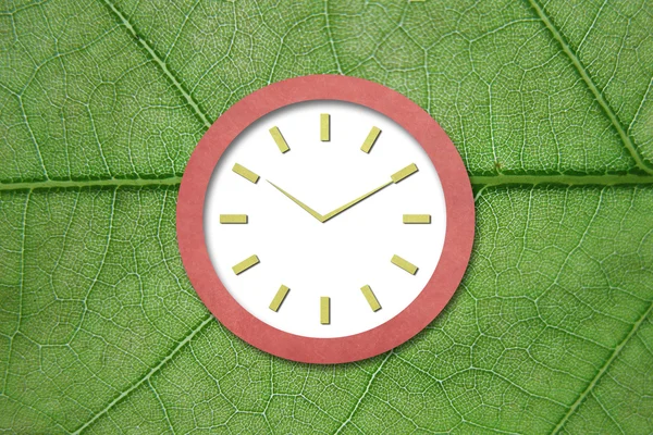 Clock paper — Stock Photo, Image