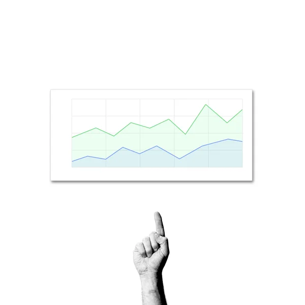 Business Graph — Stock Photo, Image