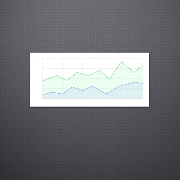 Obchodní graf — Stock fotografie