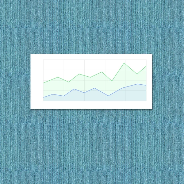 Επιχειρηματικό γράφημα — Φωτογραφία Αρχείου