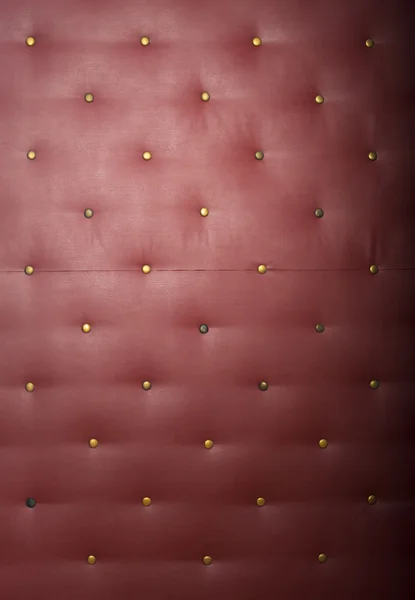 Padding sofa cushion red texture — Stock Photo, Image