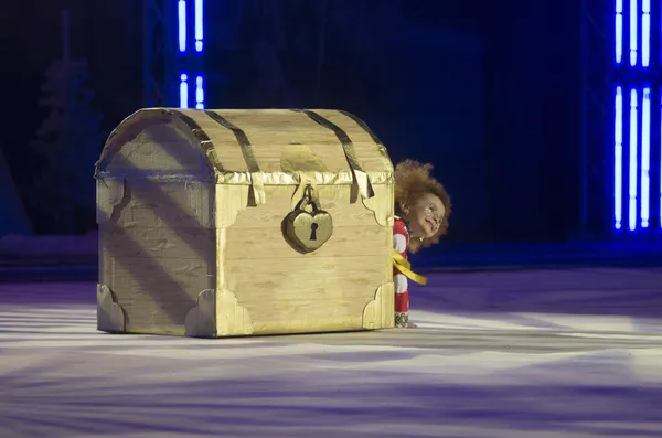 "Baby-Cup BelSwissBank" gymastics contest, Minsk, Belarus. — Stock Photo, Image