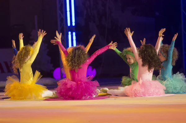 "Baby-Cup BelSwissBank "Concours de gymnastique, Minsk, Biélorussie . — Photo