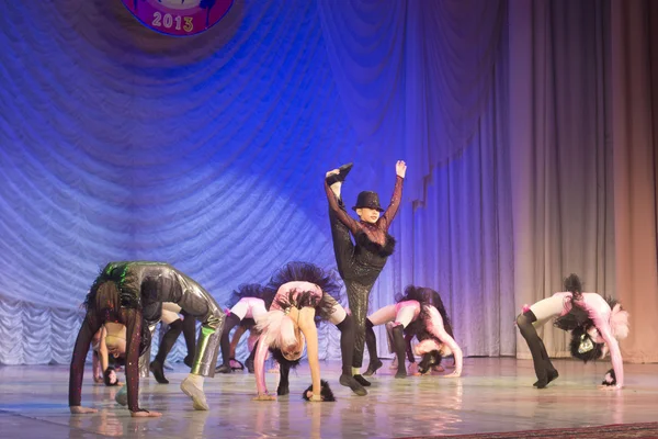 Megadance dans wedstrijd, minsk, Wit-Rusland — Stockfoto
