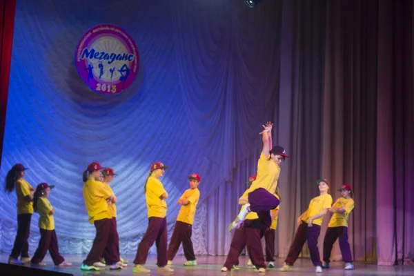 Megadance dance contest, minsk, weißrussland — Stockfoto