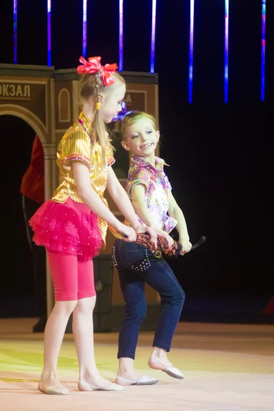 Baby-Cup 2013 rhythmics contest in Minsk, Belarus — Stock Photo, Image