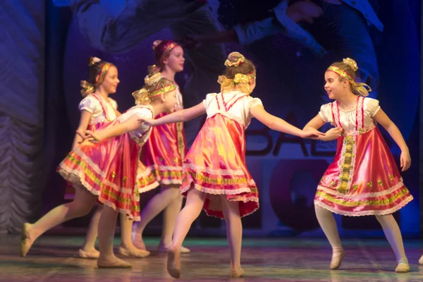 Competiciones en coreografía en Minsk, Bielorrusia — Foto de Stock