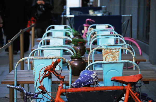 Bicicletta Cafe — Foto Stock