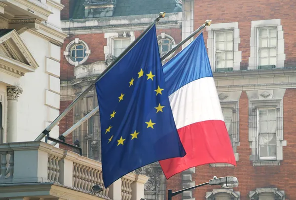 Bandeira francesa — Fotografia de Stock