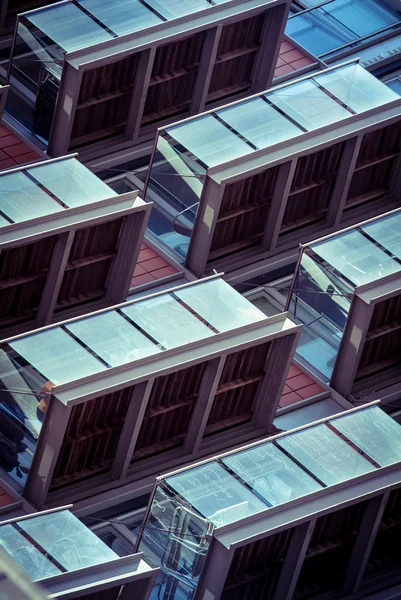 Шаблон балконов — стоковое фото