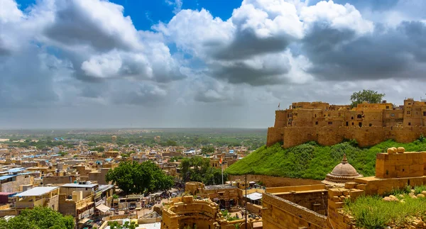 August 2022 Landschaft Blick Auf Jaisalmer Fort Oder Sonar Quila — Stockfoto
