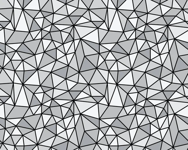 Бесшовный Фон Сетевых Треугольных Ячеек Нерегулярный Фон Мозаики — стоковый вектор