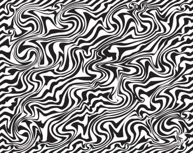 Mermer doku, kör dalgalı çizgiler, beyaz arkaplanda pürüzsüz desen