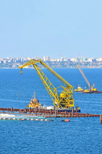 Construção de um novo terminal — Fotografia de Stock