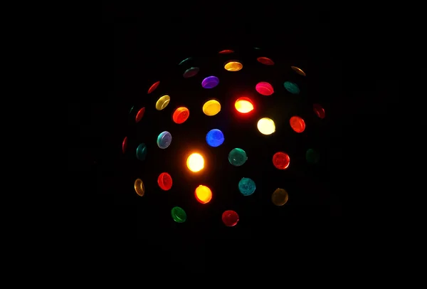 Fél könnyű disco labdát — Stock Fotó