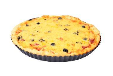 ev yapımı pizza sac pişirme üzerinde