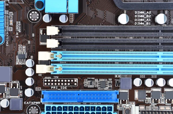 Computer motherboard board — Stock Photo, Image