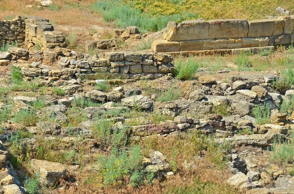 Rovina del muro della fortezza — Foto Stock