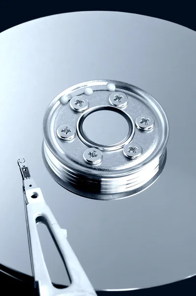 Insidan hard disk drive — Stockfoto