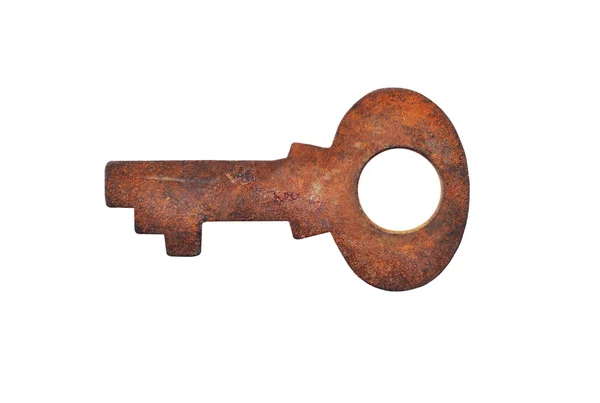 Vintage liten rostig nyckel — Stockfoto