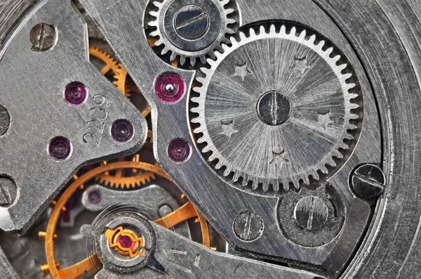 Inside the clock (clockworks) — Stock Photo, Image