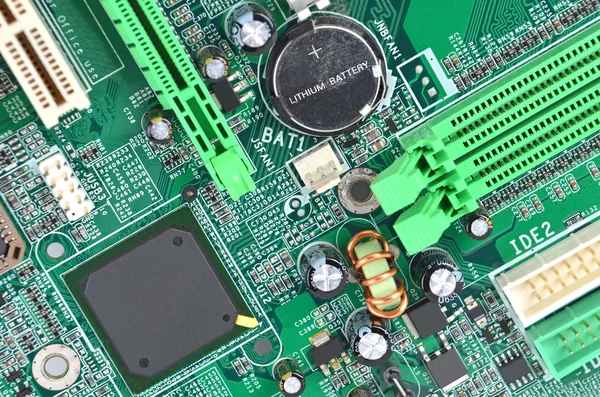 Computer motherboard board — Stock Photo, Image