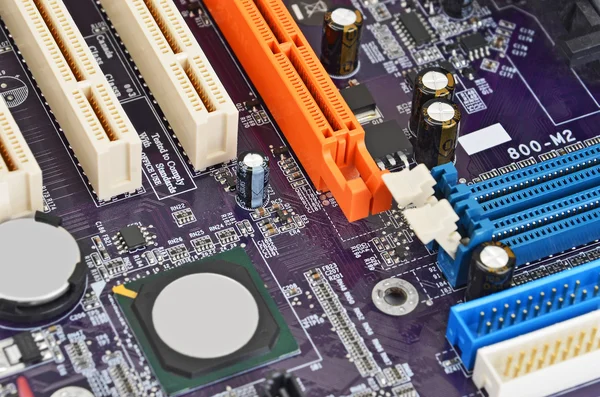 Computer motherboard board — Stock Photo, Image