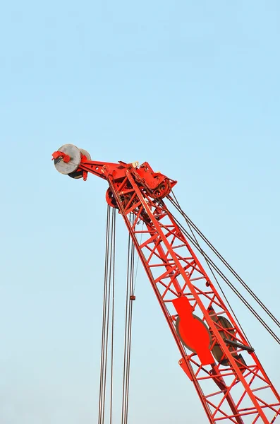 Grúa torre móvil — Foto de Stock