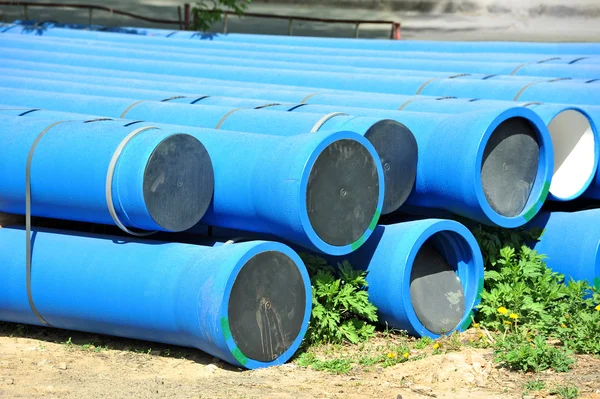 yığılmış pvc boru