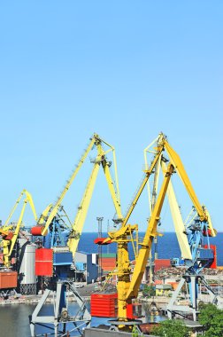 bağlantı noktası kargo vinç ve konteyner