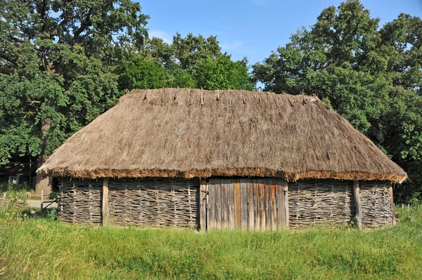 Стародавні дерев'яний сарай — стокове фото