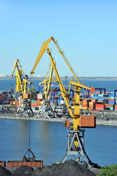 Port cargo crane — Stock Photo, Image