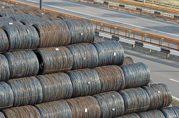 Steel wire roll — Stock Photo, Image